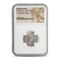 Roman Empire Julia Mamaea, AD 222-235 AR Denarius NGC MS