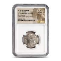 Attica, Athens c.440-404 BC AR Tetradrachm NGC AU Surface 4/5