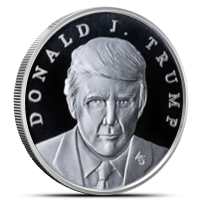 1 oz President Trump Victory Silver Medallion (Capsule + CoA)