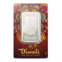 2025 1 oz PAMP Suisse Diwali Festival of Lights Silver Bar (New w/ Assay)