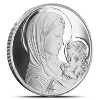 1 oz Madonna and Child Silver Round (New)
