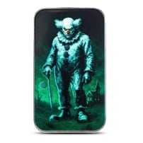 1 oz Colorized Scottsdale Halloween Horrors Carnival Clown Silver Bar (New)
