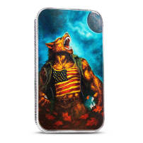 1 oz Colorized Scottsdale Halloween Horrors American Werewolf Silver Bar (New)