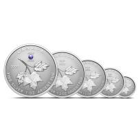 2026 Proof Canadian Silver Maple Leaf Double Effigy 5-Coin Set (Box + CoA)