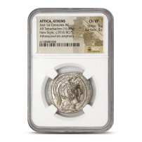 Attica, Athens 2nd-1st Centuries BC AR Tetradrachm NGC Ch VF