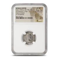 Roman Empire Clod. Albinus, AD 195-197 AR Denarius NGC Ch VF