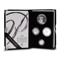 1999 Proof 4-Coin American Platinum Eagle Set