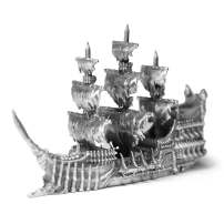 3 oz Antique Finish Flying Dutchman Silver Statue (New w/ CoA)