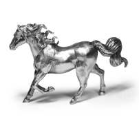 3 oz Antique Finish Mustang Silver Statue (New w/ CoA)