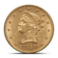 Pre-33 $10 Liberty Gold Eagle Coin (AU)