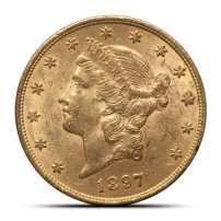 Pre-33 $20 Liberty Gold Double Eagle Coin (AU)