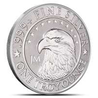 1 oz JM Bullion Eagle Silver Round (Reverse Proof-Like)