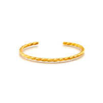 Nebü 1 oz 24K Bullion Twist Bangle