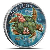 1 oz Colorized Zombucks World Mortuga Silver Round (New)