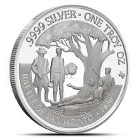 2023 1 oz Texas Mint Silver Revolution Series San Jacinto Round (New)