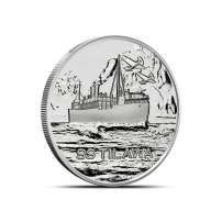 1/4 oz S.S. Tilawa Shipwreck Silver Voyage Round (New)