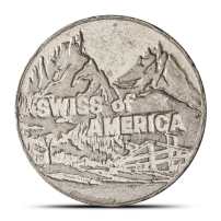1 oz Swiss of America Vintage Silver Round