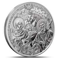 1 oz Scottsdale Bethlehem Nativity Silver Round (New)