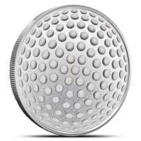 1/2 oz Mint Markers Golf Ball Silver Round (New)