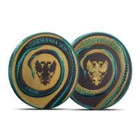 2020 2 x 1 oz Germania Beasts Fafnir Silver Bloody Dragons Set (Box + CoA)