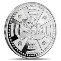 2024 1 oz Samoa Silver Mr. Monopoly Coin (BU)