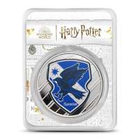 1 oz Colorized Harry Potter Houses Ravenclaw Silver Round (Proof-Like)