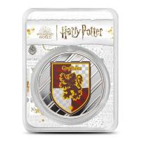 1 oz Colorized Harry Potter Houses Gryffindor Silver Round (Proof-Like)