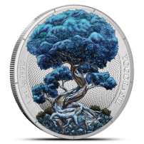 2025 1 oz Colorized Germania Yggdrasil Winter Silver Round (Capsule + CoA)