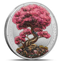 2025 1 oz Colorized Germania Yggdrasil Spring Silver Round (Capsule + CoA)