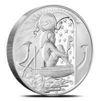 2 oz Ra Silver Round (Egyptian Gods Series #10, New, High Relief)