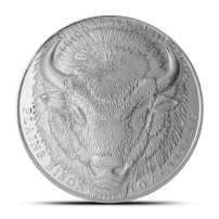1 oz Proof Silver Domed Stackable Plains Bison Round (Ultra High Relief)