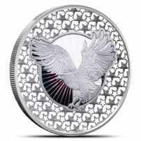2025 2 oz Solomon Islands American Eagle Filigree Silver Coin (Proof-Like, Box + CoA)