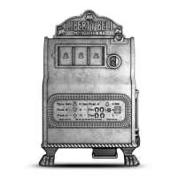 2025 2 oz Antique Samoa Silver Liberty Bell Slot Machine Coin (Box + CoA, High Relief)