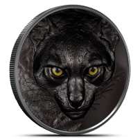 2025 1 Kilo Palau Silver Hunters By Night Ocelot Coin (Ultra High Relief)