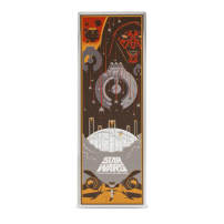 2025 3 oz Proof Colorized Niue Silver Star Wars Movie Poster The Phantom Menace Coin (Box + CoA)