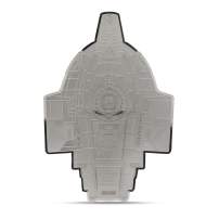 2025 3 oz Proof Colorized Niue Silver Star Trek U.S.S. Defiant NX-74205 Coin (Box + CoA)