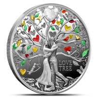 2025 17.5 Gram Proof Niue Silver Love Tree Coin
