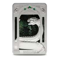 2025 1 oz Proof Colorized Niue Silver Harry Potter Creatures Basilisk Coin (Box + CoA)