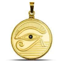 2025 10 Gram Proof Niue Silver Eye of Horus II Coin (Box + CoA, Gilded)