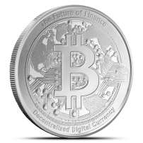 2025 1 oz Niue Silver Bitcoin Coin (BU)