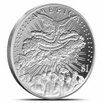 2025 1 oz Proof Mesa Grande Silver The Battles of Lexington and Concord Coin (Capsule + CoA)