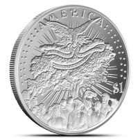 2025 1 oz Proof Colorized Mesa Grande Silver The Battles of Lexington and Concord Coin (Capsule w/ CoA)