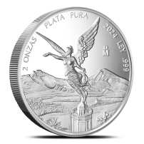 2024 2 oz Proof Mexican Silver Libertad Coin (In Capsule)