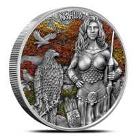 2025 2 oz Germania Valkyries Arnhild Silver Round (Ultra High Relief, Box + CoA)