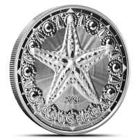 2024 1 oz EC8 Silver Montserrat Starfish Coin (BU)