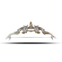 2 oz Antique The Divine Weapons Crescent Bow Silver Bar (Box + CoA, Gilded)