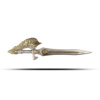 2.5 oz The Sword of St. Gabriel Silver Bar (Gilded)