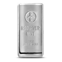 1 Kilo Red River Mint Cast Silver Bar (New)
