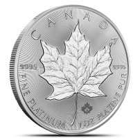 2025 1 oz Canadian Platinum Maple Leaf Coin (BU)