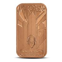 1 oz Metropolis Movie Poster Copper Bar (New)